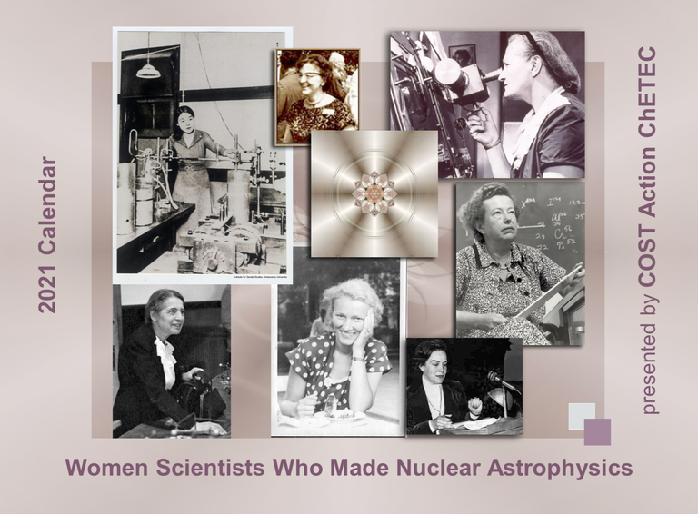 Calendar of Women Scientists Who Made Nuclear Astrophysics (cover)